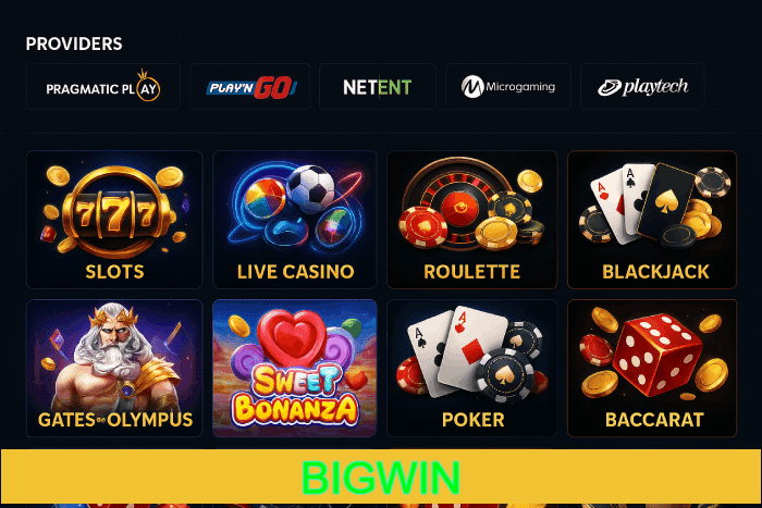 Plataforma premium Cassino BIGWIN