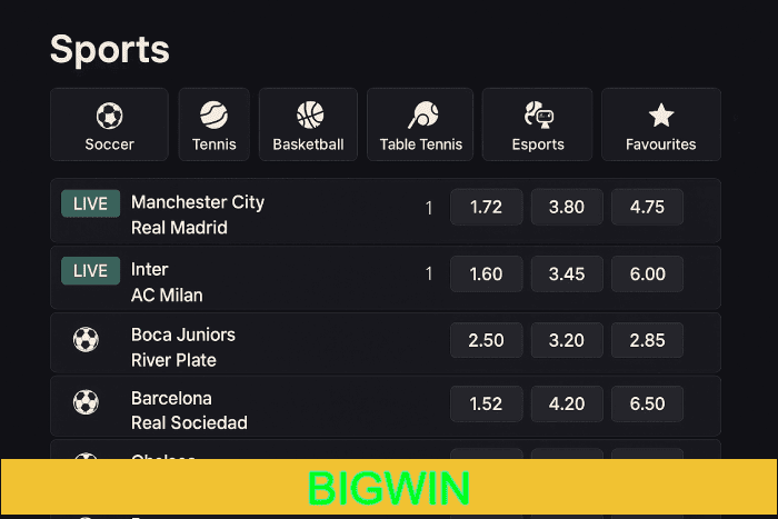 7BIGWIN apostas de futebol