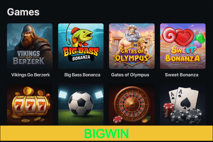 Jogos de cassino BIGWIN