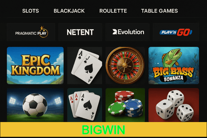 Jogos clássicos de cassino BIGWIN