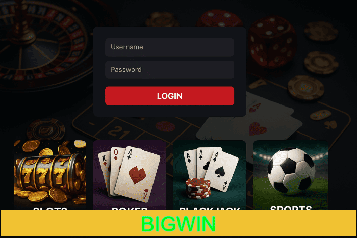 Login Cassino BIGWIN apostas seguras online
